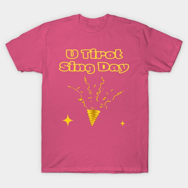 Indian Festivals - U Tirot Sing Day T-Shirt by Bharat Parv